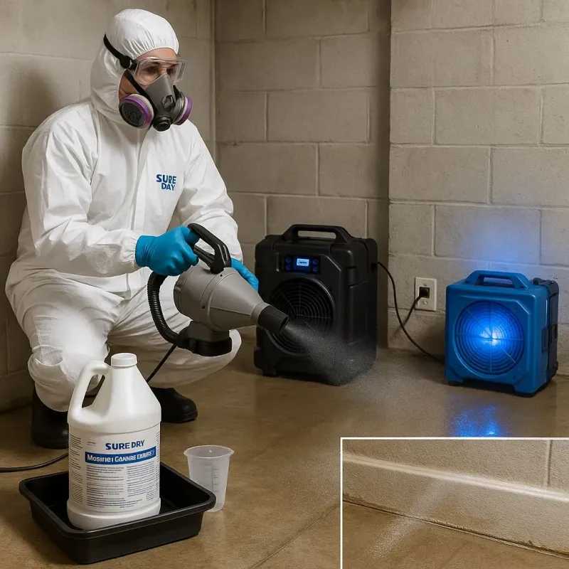Sanitization and Odor Removal process in Lucerne, CA